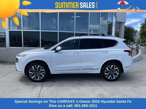Quartz White 2022 Hyundai SANTA FE Calligraphy