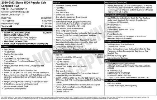 2020 GMC Sierra 1500 Base