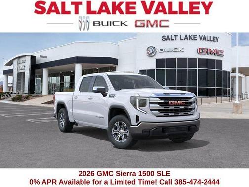 Summit White 2026 GMC Sierra 1500 SLE