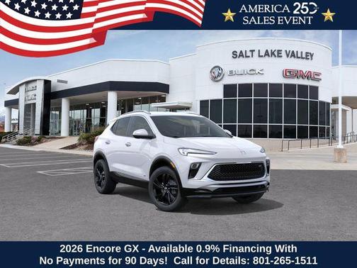 Summit White 2026 Buick Encore GX Sport Touring