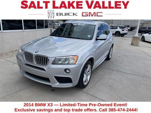 Titanium Silver Metallic 2014 BMW X3 xDrive35i