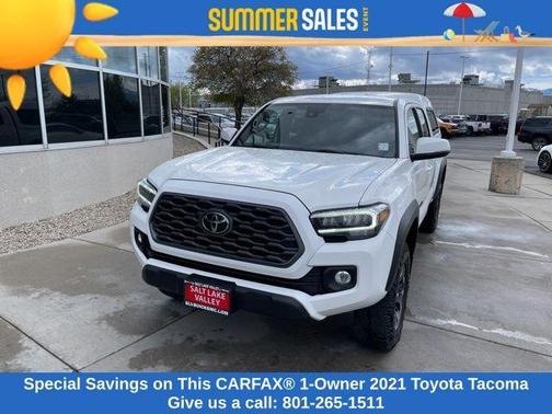 Super White 2021 Toyota Tacoma TRD Off Road