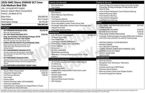 2026 GMC Sierra 3500 SLT