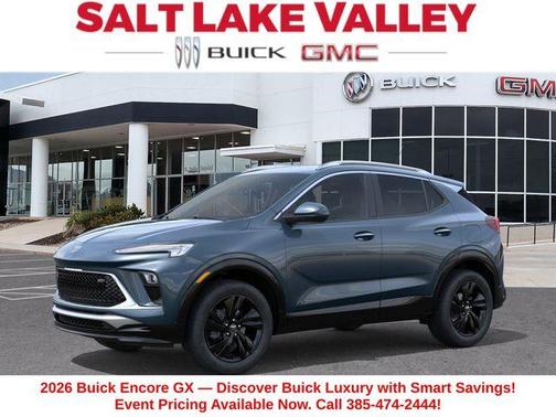Ocean Blue Metallic 2026 Buick Encore GX Sport Touring
