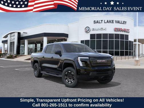 Onyx Black 2026 GMC Sierra EV Elevation