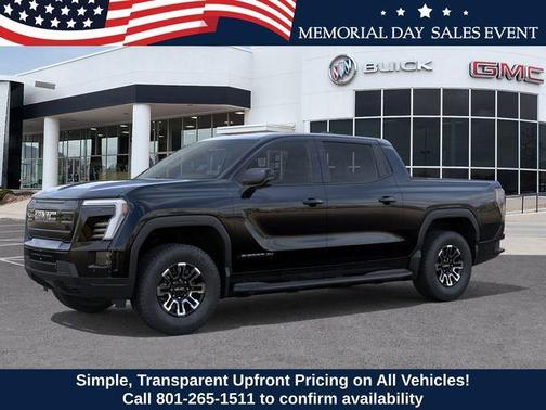 Onyx Black 2026 GMC Sierra EV Elevation