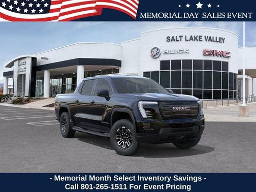 Onyx Black 2026 GMC Sierra EV Elevation