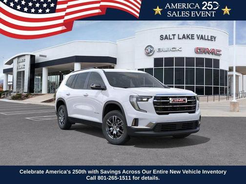 Summit White 2026 GMC Acadia Elevation