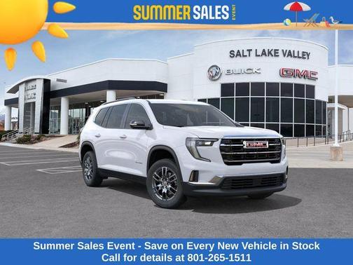 Summit White 2026 GMC Acadia Elevation