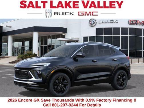 Ebony Twilight Metallic 2026 Buick Encore GX Sport Touring