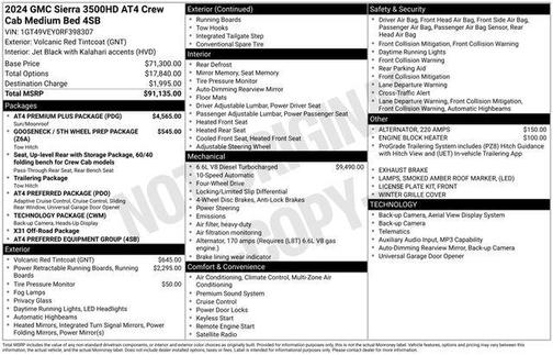 2024 GMC Sierra 3500 AT4