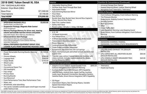 2018 GMC Yukon XL Denali