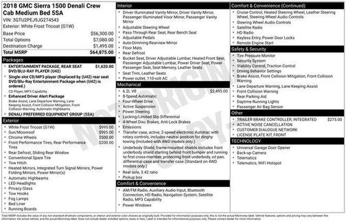 2018 GMC Sierra 1500 Denali