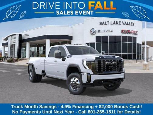 Glacier White 2026 GMC Sierra 3500 Denali Ultimate