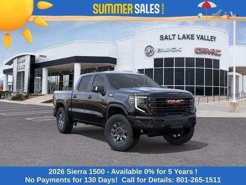 Onyx Black 2026 GMC Sierra 1500 AT4X