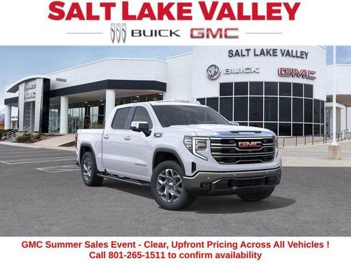 Glacier White 2026 GMC Sierra 1500 SLT