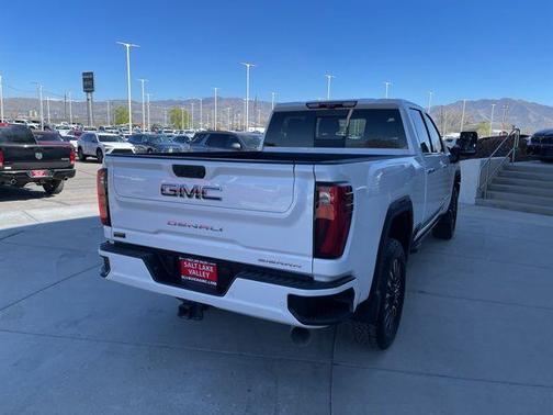 White Frost Tri-Coat 2025 GMC Sierra 3500 Denali Ultimate