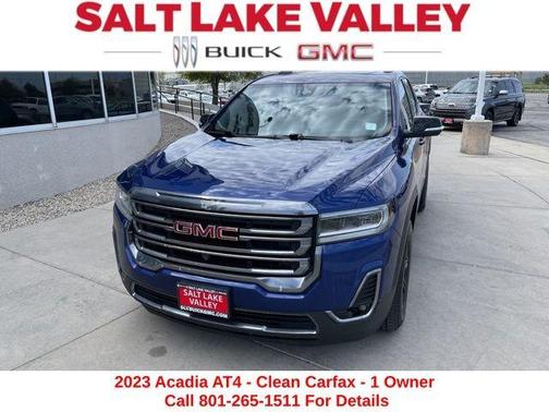 Ultra Blue Metallic 2023 GMC Acadia AT4