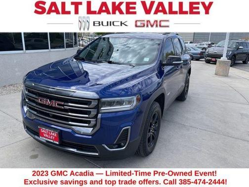 Ultra Blue Metallic 2023 GMC Acadia AT4