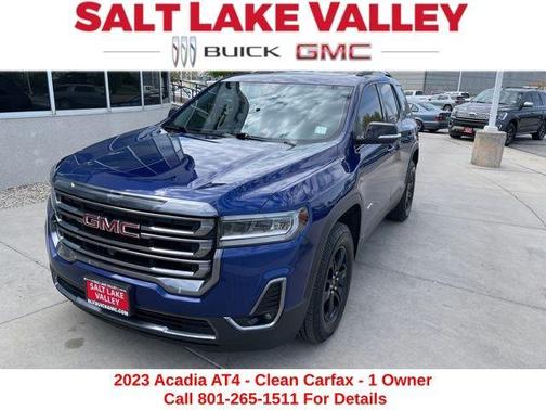 Ultra Blue Metallic 2023 GMC Acadia AT4