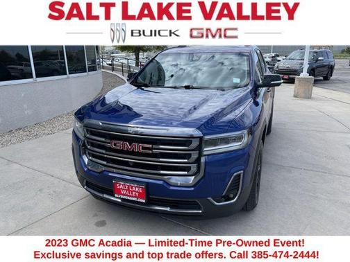 Ultra Blue Metallic 2023 GMC Acadia AT4