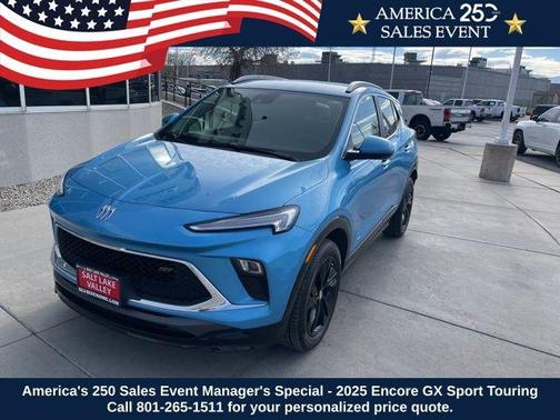Aquamarine Blue Metallic 2025 Buick Encore GX Sport Touring