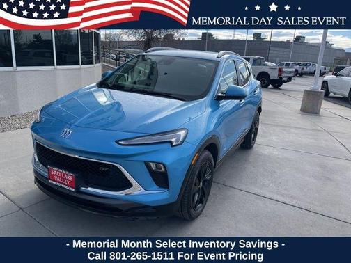 Aquamarine Blue Metallic 2025 Buick Encore GX Sport Touring