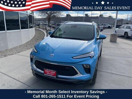 Aquamarine Blue Metallic 2025 Buick Encore GX Sport Touring