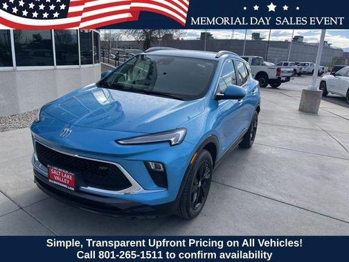 Aquamarine Blue Metallic 2025 Buick Encore GX Sport Touring