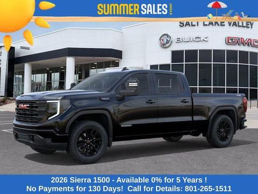 Onyx Black 2026 GMC Sierra 1500 Elevation
