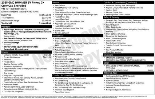 2025 GMC HUMMER EV Pickup 3X