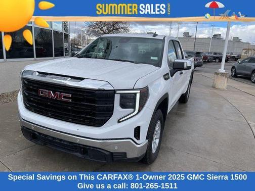 Summit White 2025 GMC Sierra 1500 Pro