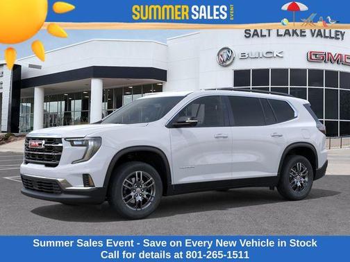 Glacier White 2026 GMC Acadia Elevation