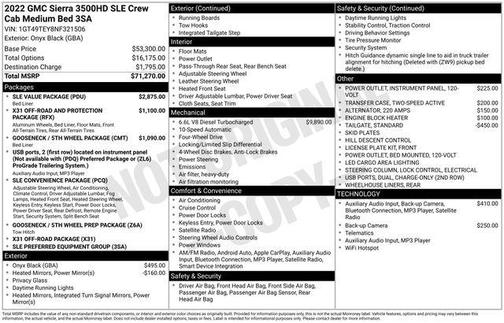 2022 GMC Sierra 3500 SLE