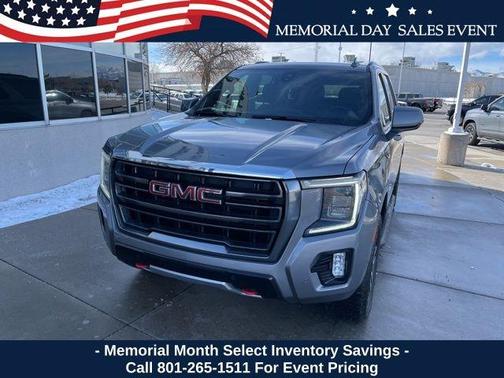 Satin Steel Metallic 2021 GMC Yukon AT4