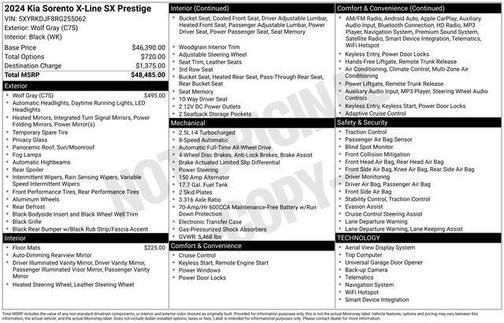 2024 Kia Sorento SX Prestige