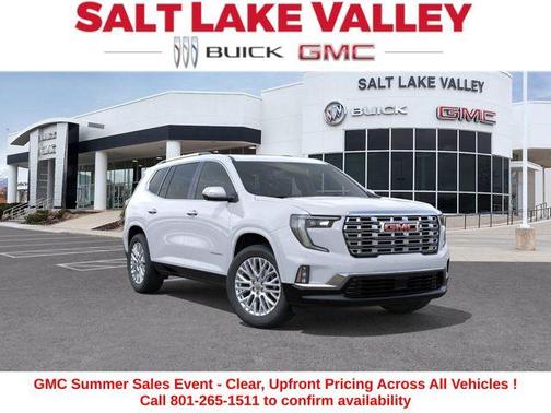 Glacier White 2026 GMC Acadia Denali