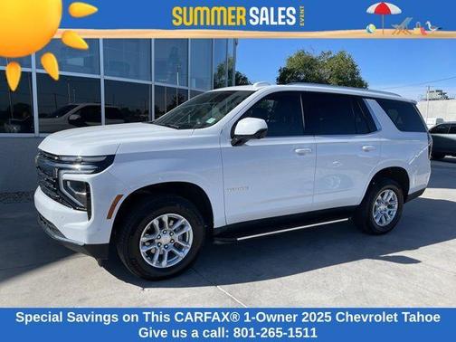 Summit White 2025 Chevrolet Tahoe LT
