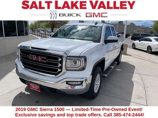 Summit White 2019 GMC Sierra 1500 Limited SLE