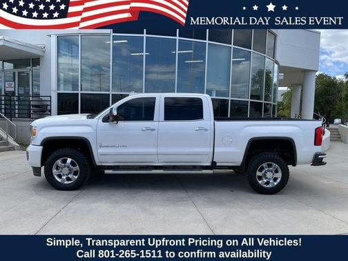 White Frost Tri-Coat 2018 GMC Sierra 3500 Denali