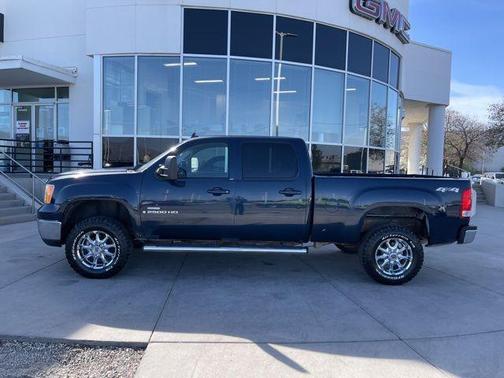 Deep Blue Metallic 2007 GMC Sierra 2500 SLT