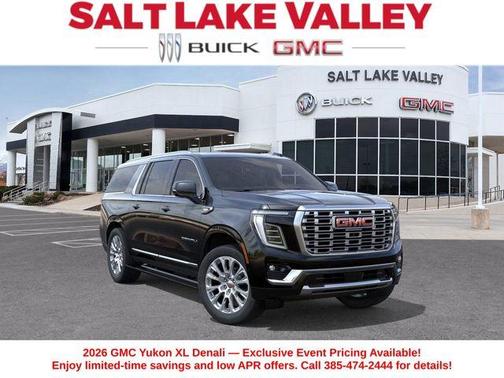 Onyx Black 2026 GMC Yukon XL Denali