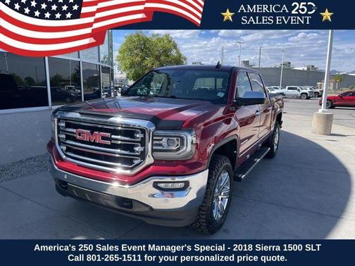 Red Quartz Tintcoat 2018 GMC Sierra 1500 SLT