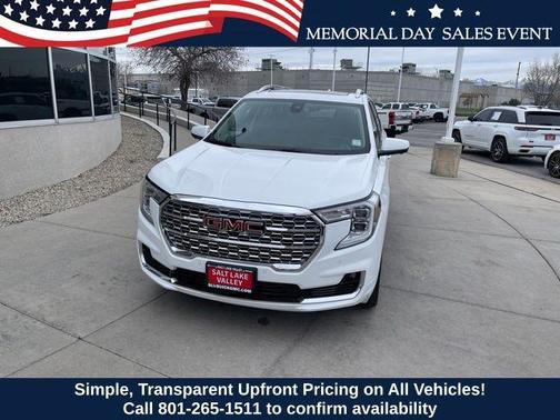 Summit White 2024 GMC Terrain Denali
