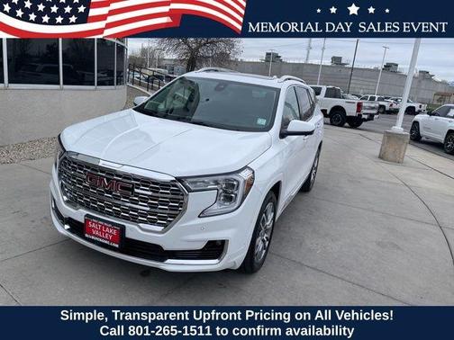 Summit White 2024 GMC Terrain Denali