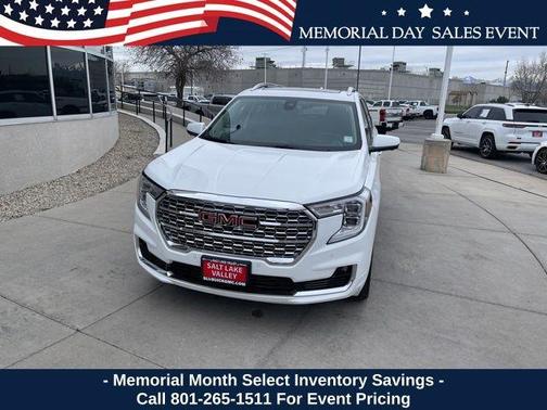 Summit White 2024 GMC Terrain Denali