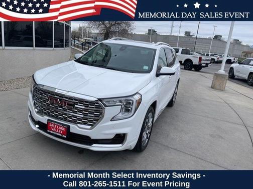 Summit White 2024 GMC Terrain Denali