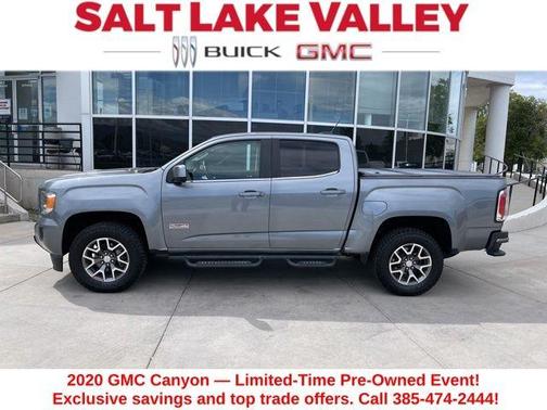Satin Steel Metallic 2020 GMC Canyon All Terrain