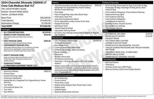 2024 Chevrolet Silverado 3500 LT