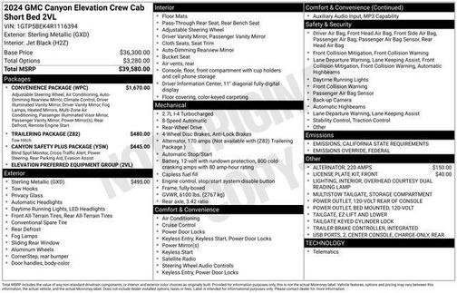 2024 GMC Canyon Elevation
